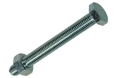 1017626 - TAPBOUT + MOER STAAL VERZINKT 1 ST M10 X 90 MM
