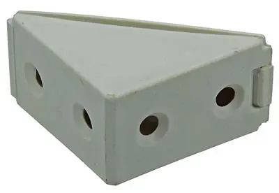 1013643 - 4 HOEKVERBINDERS HOOG WIT