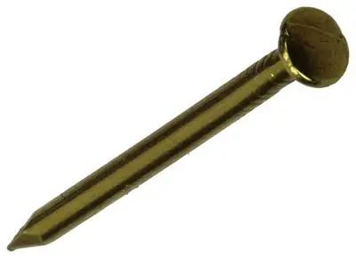 1017171 - NAGEL BOLLE KOP MESSING 20 GR 1,5 X 25 MM