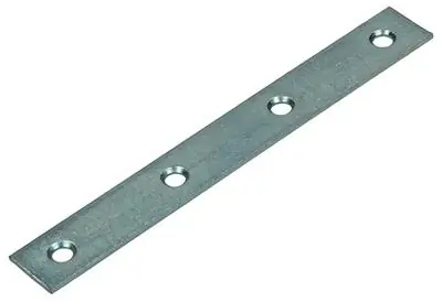 1013746 - 20 VERBINDINGSPLAATJES VERZINKT 125X16XMM
