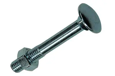 1017582 - HOUTBOUT + MOER STAAL VERZINKT4 ST M8 X 60 MM