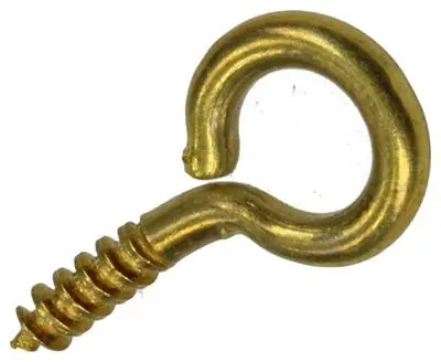1019692 - SCHROEFOOG MESSING 6 ST 2,5 X 12MM