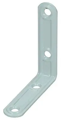 1013795 - 4 GEPLOOIDE WINKELHAKEN WIT GELAKT 60X60MM