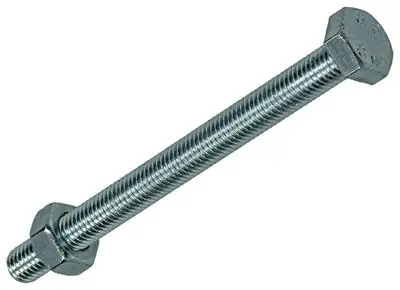 1007086 - TAPBOUT + MOER VERZINKT 25 ST 10 X 120 MM