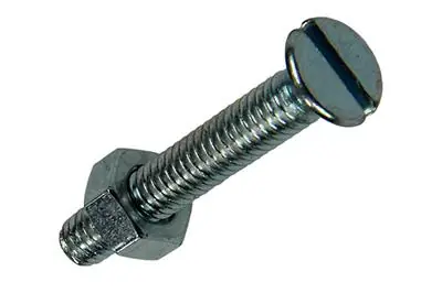 1017493 - METAALSCHROEF VERZ. KOP + MOER VERZ. 16ST M4 X 25 MM