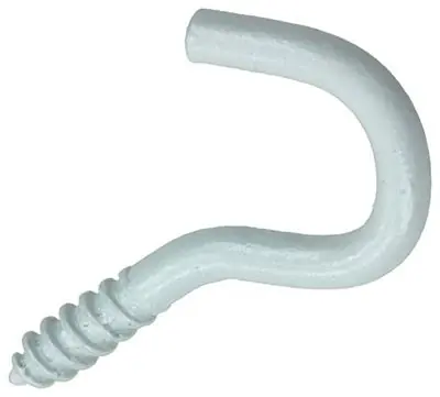 1017805 - SCHROEFHAAK STAAL WIT 10ST 2,5 X 12 MM