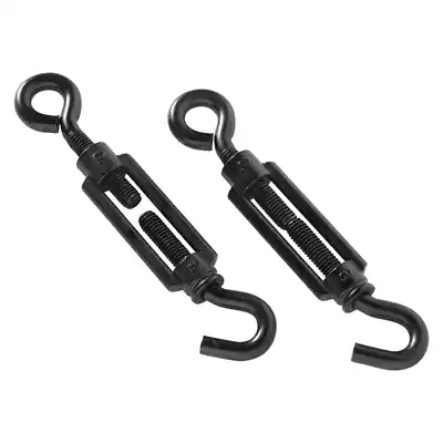 1072398 - MACK 2 SPANNERS OOG + HAAK M8 X 70MM ZWART