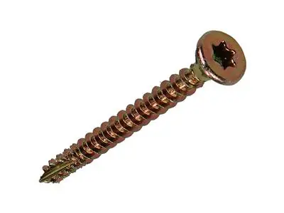 1017297 - SPAANPLSCHR.VZKOP-ZELFB. GEELVERZ. 18 ST 4,0 X 40 MM
