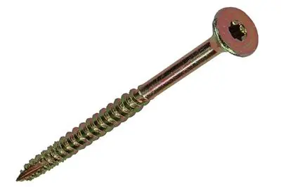 1017320 - SPAANPLSCHR.VZKOP-ZELFB. GEELVERZ. 5 ST 6,0 X 80 MM