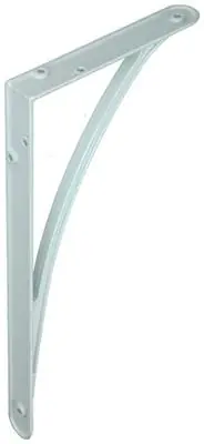 1015318 - VERSTERKTE KONZOOL ALU WIT 300X150 MM
