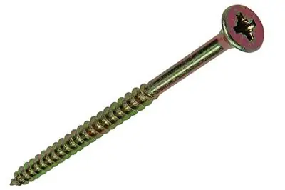 1017266 - SPAANPLAATSCHROEF VZ KOP GEELVERZ. 4 ST 6,0 X 90 MM