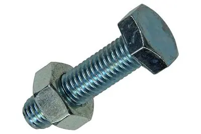 1007082 - TAPBOUT + MOER VERZINKT 50 ST 10 X 40 MM