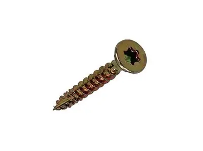 1017287 - SPAANPLSCHR.VZKOP-ZELFB. GEELVERZ .32 ST 3,5 X 25 MM
