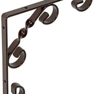 1014752 - RUSTIEKE GEDRAAIDE KONZOOL BRUIN 150X150X13MM