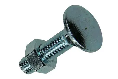 1007058 - HOUTBOUT + MOER VERZINKT 100 ST 8 X 30 MM