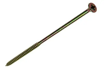 1006988 - SPAANPLAATSCHROEF VZ KOP GEELVERZINKT 50ST 6 X 150MM