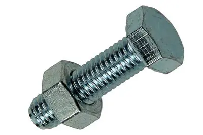 1020220 - TAPBOUT + MOER VERZINKT 25 ST M8 X 30 MM