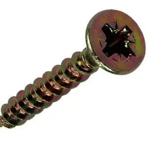 1020091 - SPAANPLAATSCHROEF VZ KOP GEEL VZ 200 ST 4,0 X 25 MM