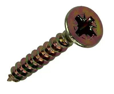 1020091 - SPAANPLAATSCHROEF VZ KOP GEEL VZ 200 ST 4,0 X 25 MM