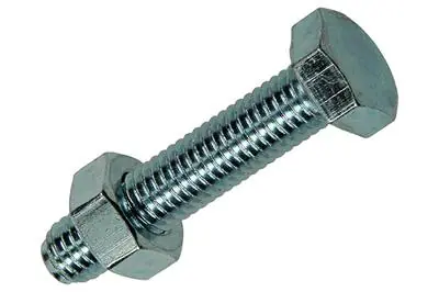 1020221 - TAPBOUT + MOER VERZINKT 22 ST M8 X 40 MM