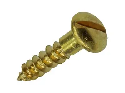 1019661 - HOUTSCHROEF BOLKOP MESSING 10 ST 3,5 X 16 MM