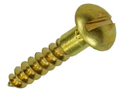 1019663 - HOUTSCHROEF BOLKOP MESSING 9 ST 4,0 X 20 MM