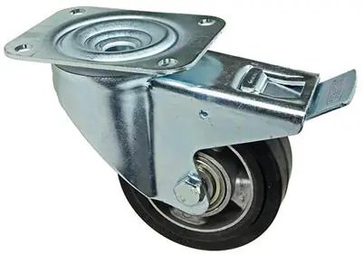 1058940 - ZWENKWIEL,RUBBER ZWART LOOPVLALU VELG PLAAT EN REM 125 MM