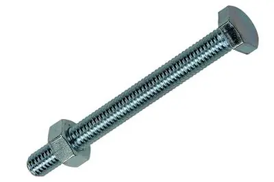 1007075 - TAPBOUT + MOER VERZINKT 100 ST 6 X 60 MM