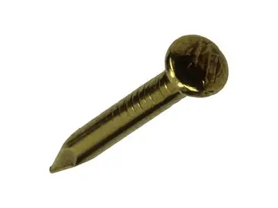 1017927 - NAGEL BOLLE KOP MESSING 100 GR1,5 X 15 MM