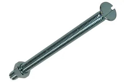 1017506 - METAALSCHROEF VERZ. KOP + MOER VERZ. 6 ST M5 X 70 MM