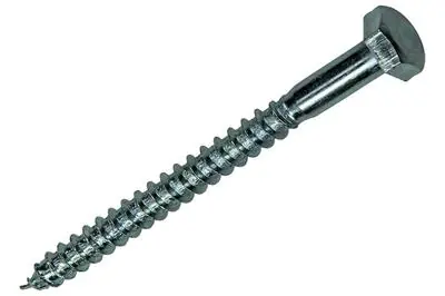 1007033 - HOUTDRAADBOUT STAAL VERZINKT 100 ST 6 X 70 MM