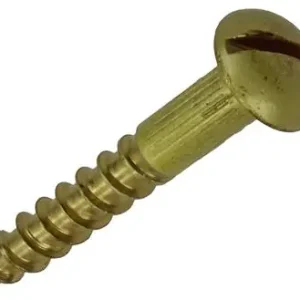 1019664 - HOUTSCHROEF BOLKOP MESSING 8 ST 4,0 X 25 MM