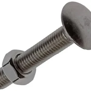 1019916 - HOUTBOUT + MOER ROESTVRIJSTAAL 3 ST M8 X 50 MM