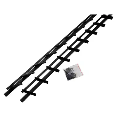1074601 - MACK MULTIFLEX SHUTTERS 165 CM RVS ZWART TXT GECOAT