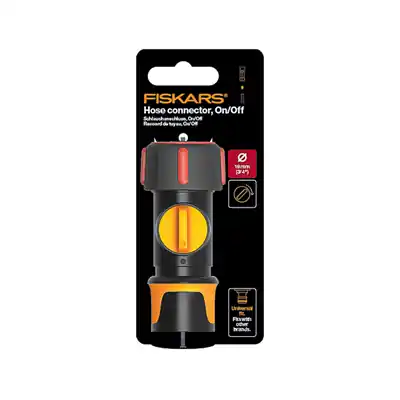 1065755 - FISKARS SLANGKOPPELING ON/OFF 19MM (3/4 INCH)