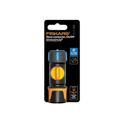 1065756 - FISKARS SLANGKOPPELING ON/OFF 13-15MM (1/2 INCH - 5/8 INCH)