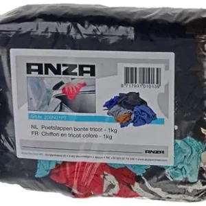 1059738 - ANZA POETSLAP TRICOT BONT 1KG ZAK A 1 KG