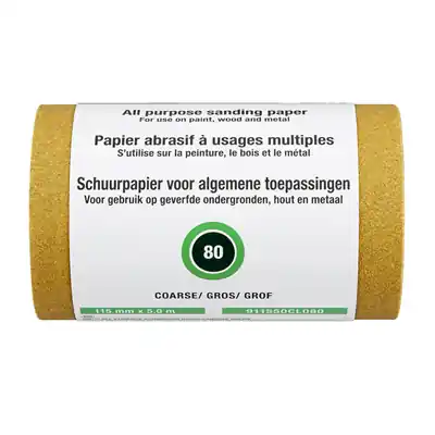 1065404 - 3M AO SCHUURROL P80 5M x 115MM