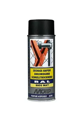 1051748 - IND. RAL 9005 DIEP ZWART MAT SPUITBUS 400 ML