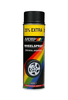 1051368 - VELGENLAK ZWART MAT SPUITBUS 500 ML
