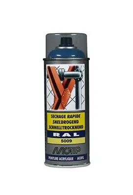 1051713 - IND. RAL 5009 AZUURBLAUW SPUITBUS 400 ML