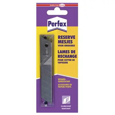 1001829 - PERFAX RESERVE MESJES 10 STUKS