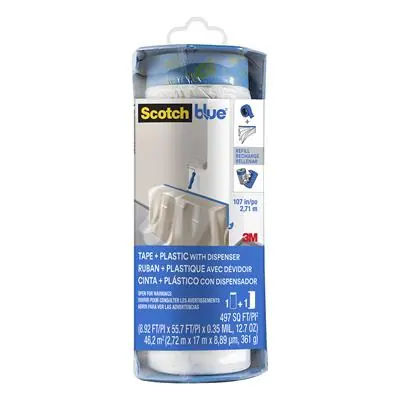 1063190 - 3M SCOTCHBLUE DISPENSER FOLIE VOORGETAPETE 270 CM X 17 M