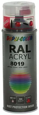 1000550 - 350566 RAL 8019 GRIJSBRUIN 400 ML