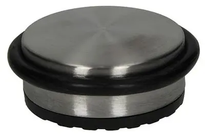 1005318 - ZWARE DEURSTOP INOX LOOK 1,3 KG Ø 95 MM 1 ST/PC