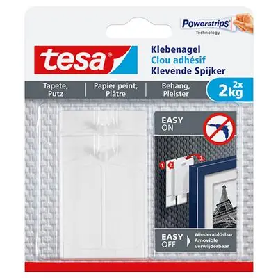 1051203 - TESA KLEVENDE SPIJKER GEVOELIGE OPPERVLAKKEN 2KG