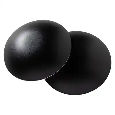 1069028 - DEURSTOP ZELFKLEVEND ZWART Ø 60 MM 2 ST/PCS
