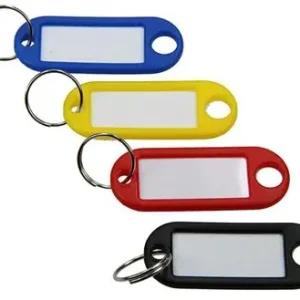 1019202 - 4 SLEUTELHOUDERS PLASTIEK