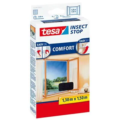 1050474 - INSECT STOP PREMIUM VLIEGENHORRAMEN 1,3M X 1,5M ZWART