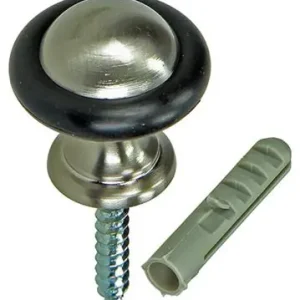 1047647 - DEURSTOP CILINDERMODEL INOX LOOK Ø 28H28 MM 1 ST/PC